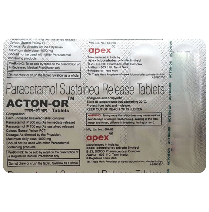Acton-OR Tablet SR