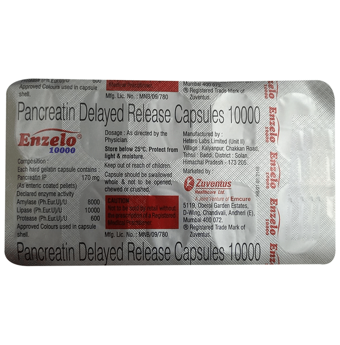 Enzelo 10000 Capsule DR