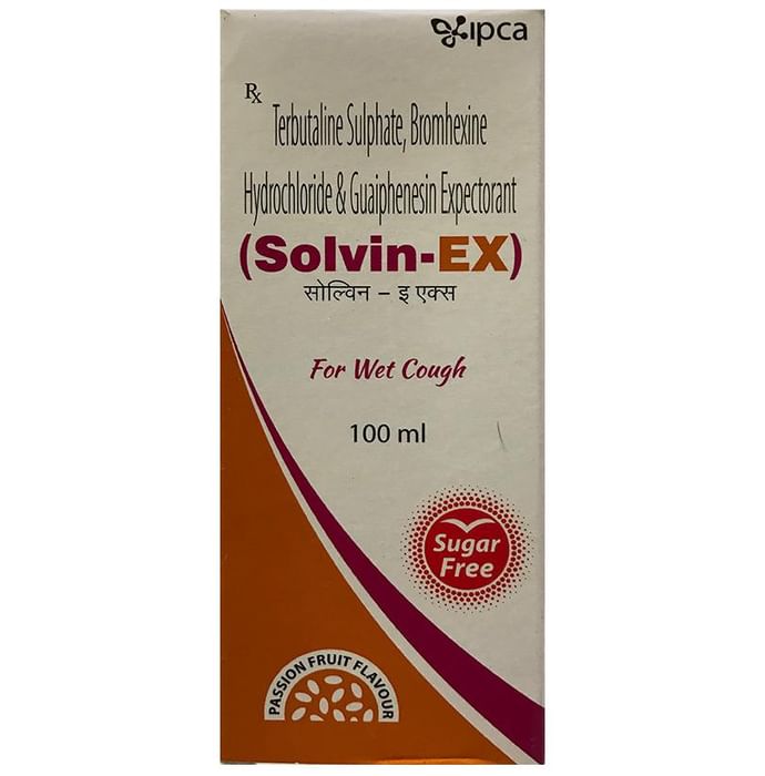 Solvin-EX Expectorant Passion Fruit Sugar Free