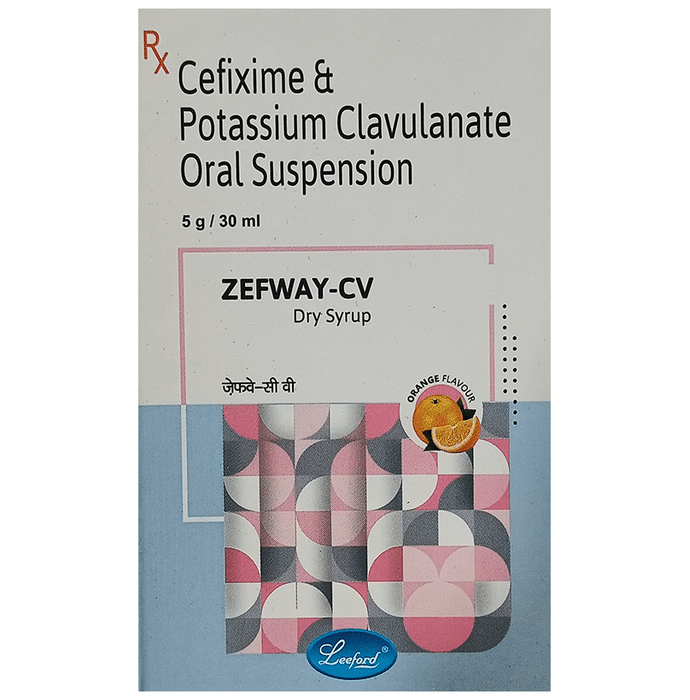 Zefway-CV Dry Syrup Orange