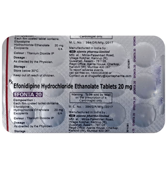 Efonta 20 Tablet