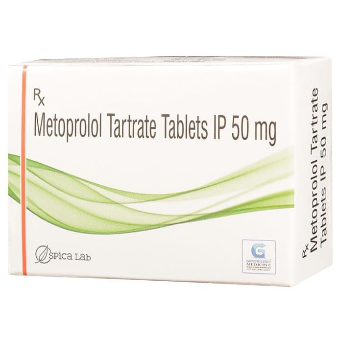 Genericart Metoprolol Tartrate 50mg Tablet