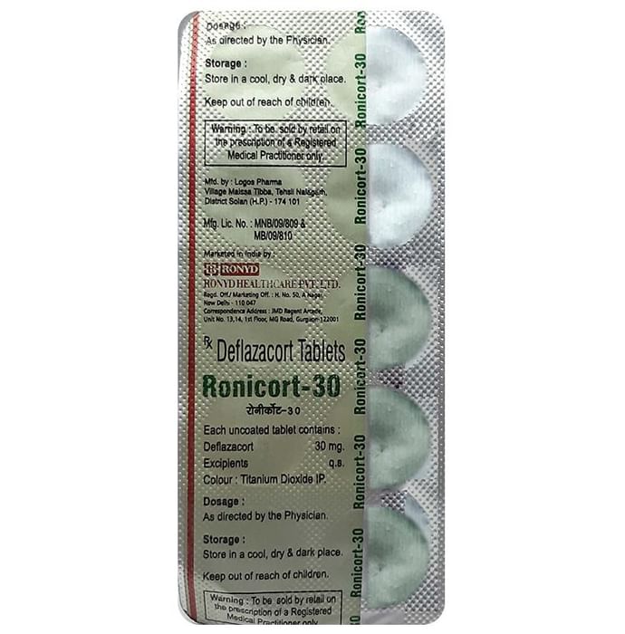 Ronicort 30mg Tablet