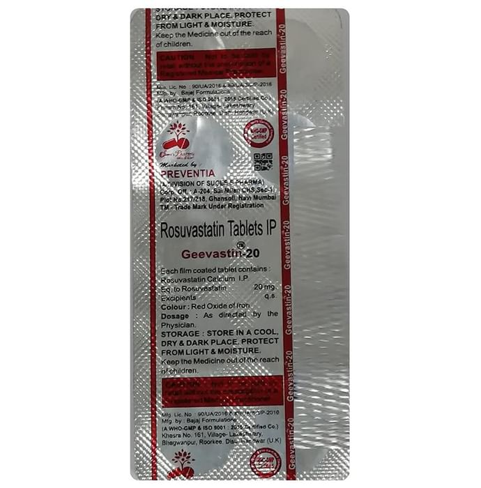 Geevastin 20 Tablet