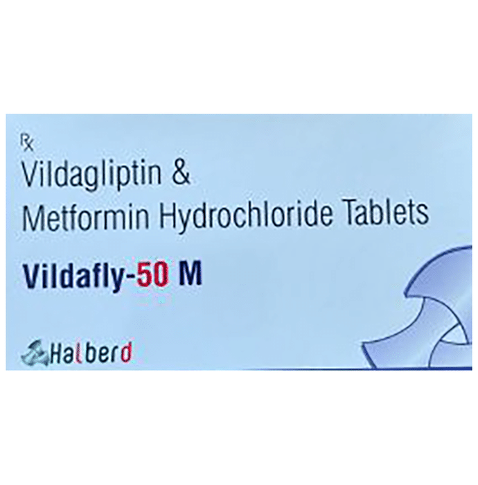 Vildafly-50 M Tablet