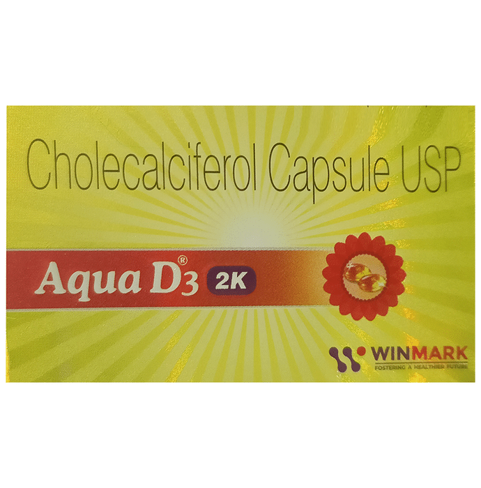 Aqua D3 2K Soft Gelatin Capsule