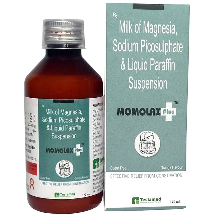 Momolax Plus Oral Suspension Orange Sugar Free
