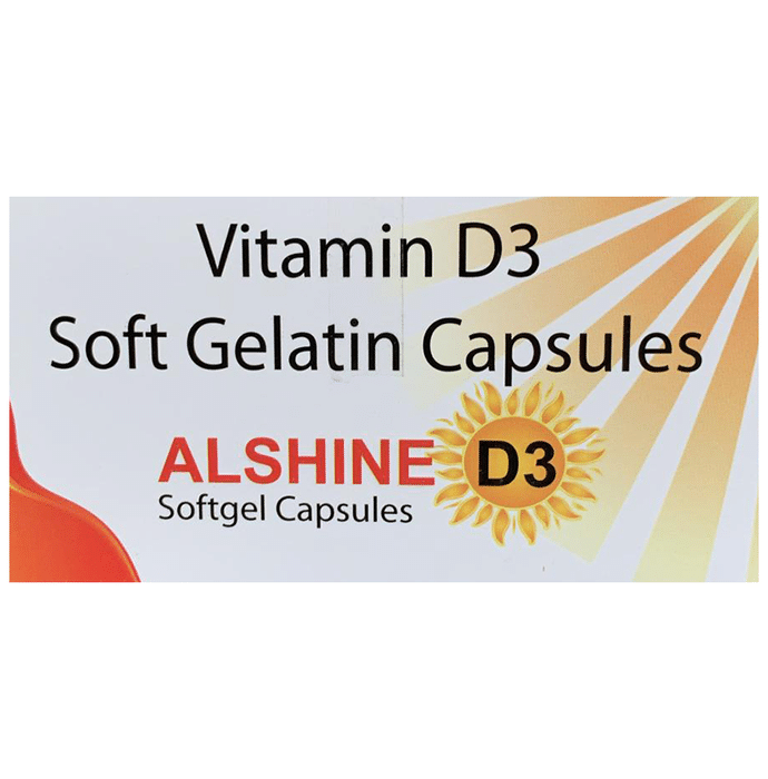 Alshine D3 Softgel Capsule