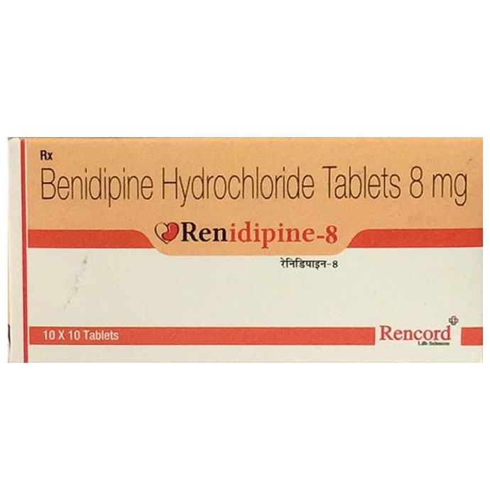 Renidipine 8 Tablet