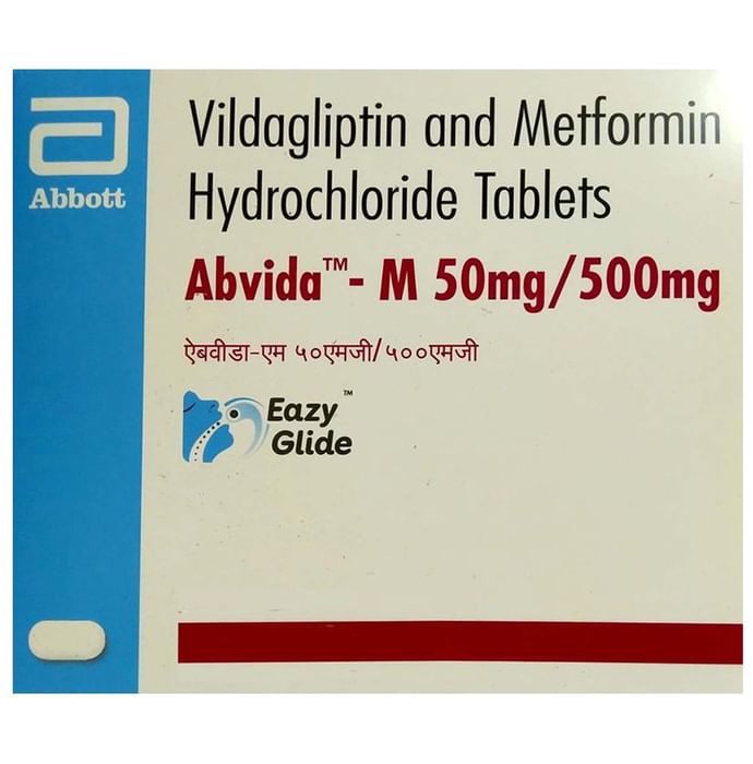 Abvida-M 50mg/500mg Eazy Glide Tablet