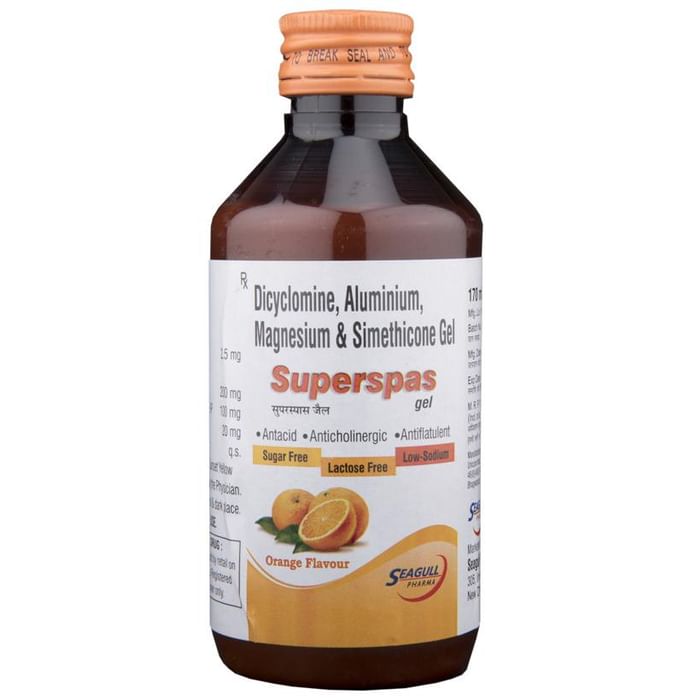 Superspas Oral Gel Orange Sugar Free