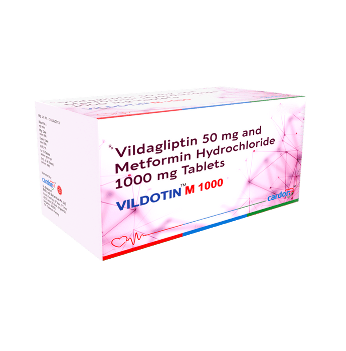 Vildotin M 1000mg/50mg Tablet