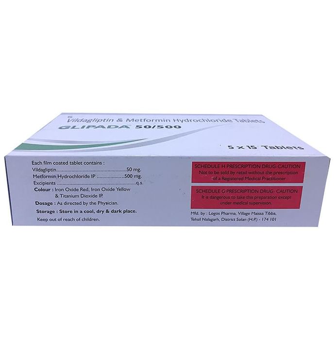 Glipada 50/500 Tablet