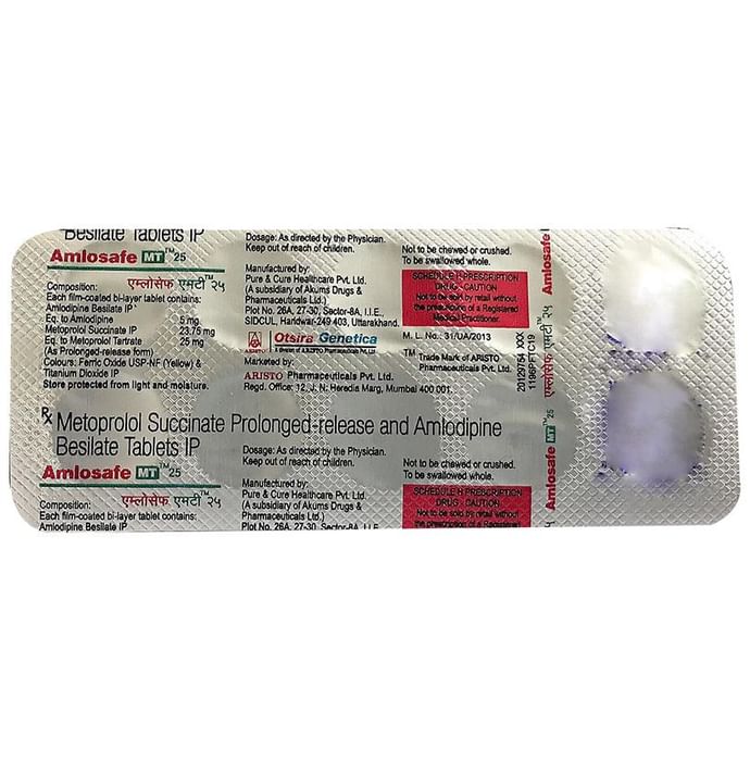 Amlosafe MT 25 Tablet PR