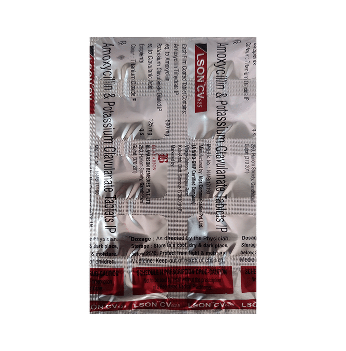 Lson CV 625 Tablet