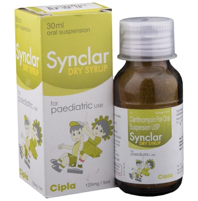 Synclar Paediatric Dry Syrup Banana