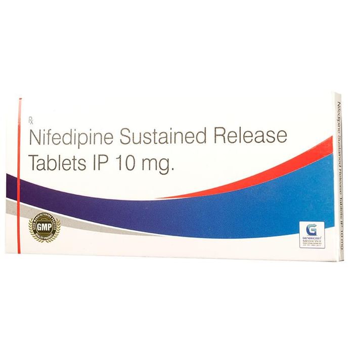 Genericart Nifedipine 10mg Tablet SR