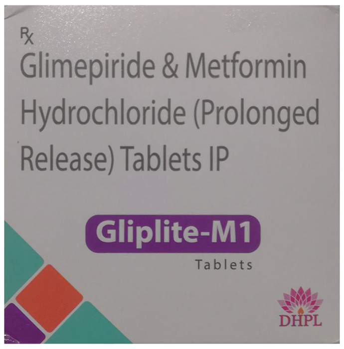 Gliplite M 1mg/500mg Tablet PR