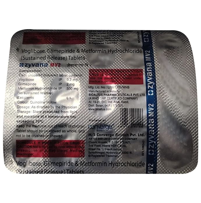 Zyvana MV 2 Tablet SR