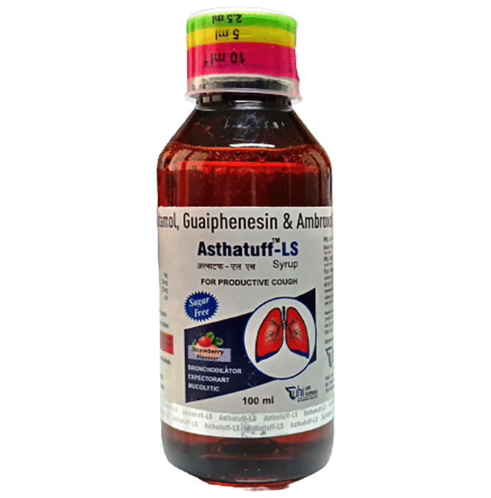 Asthatuff-LS Syrup Strawberry Sugar Free