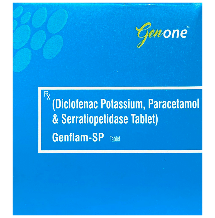 Genflam-SP 50mg/325mg/10mg Tablet