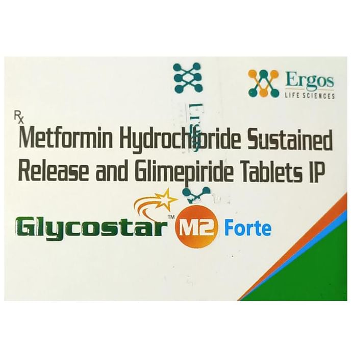 Glycostar M Forte 2mg/1000mg Tablet SR