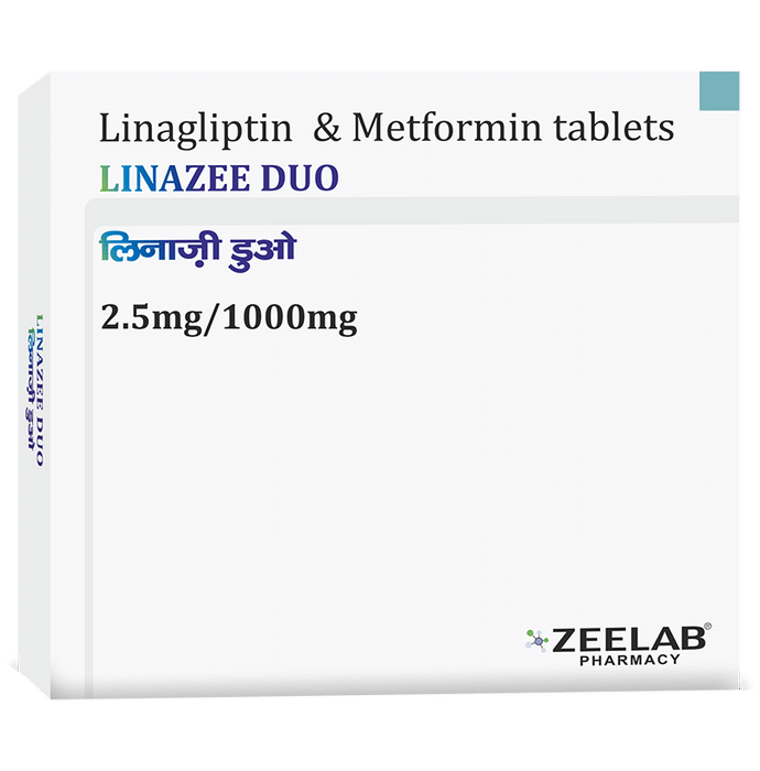 Linazee Duo 1000mg/2.5mg Tablet