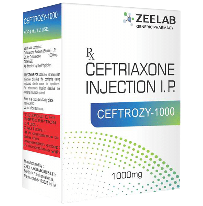Ceftrozy 1000 Injection