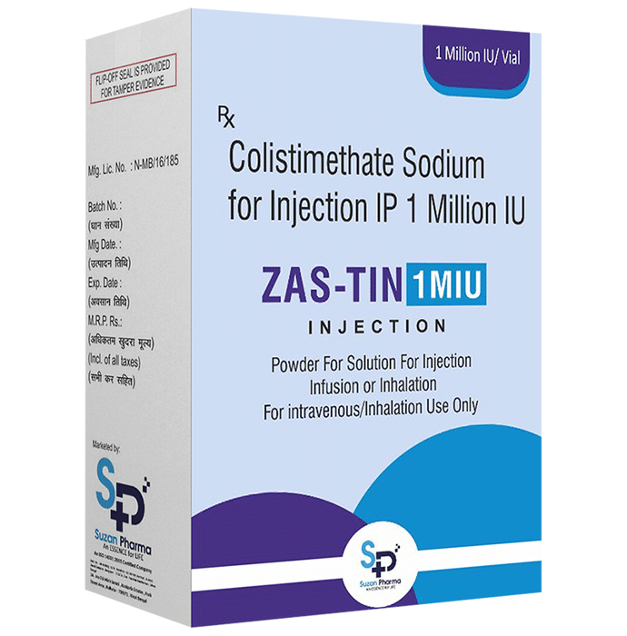 Zas-Tin 1MIU Injection