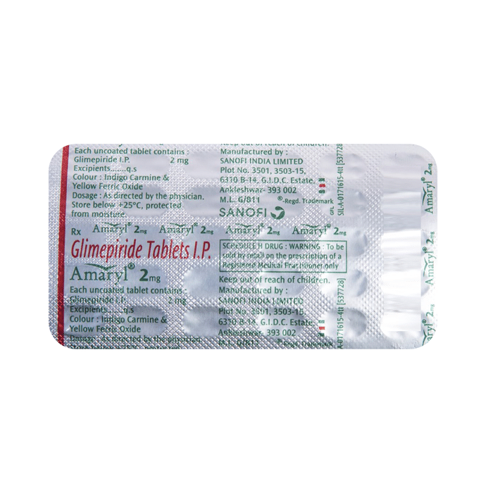 Amaryl 2mg Tablet