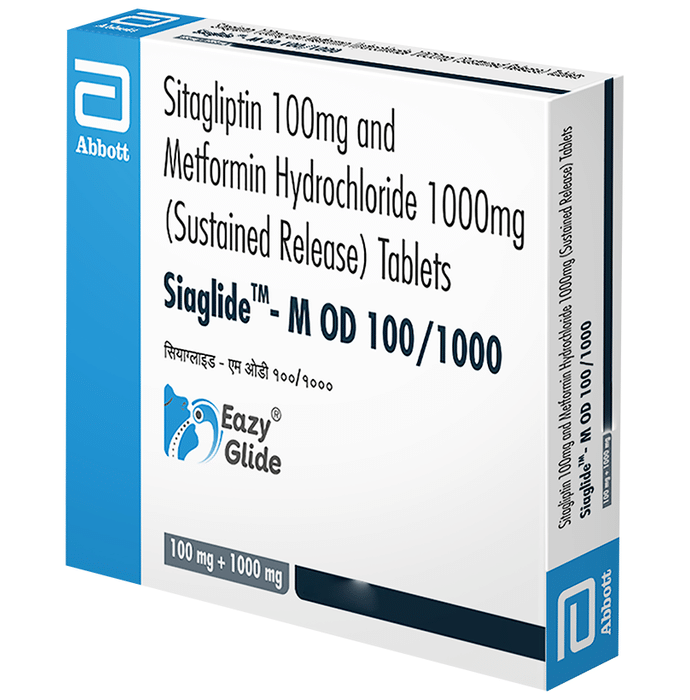Siaglide-M OD 100/1000 Tablet SR