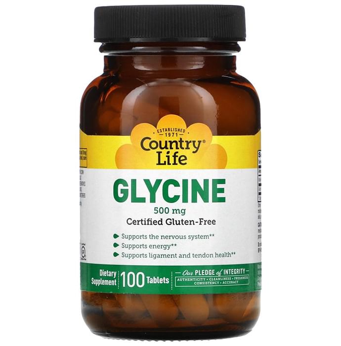 Country Life Glycine 500mg Tablet