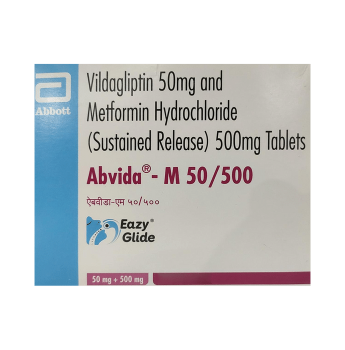 Abvida-M 50/500 Eazy Glide Tablet SR