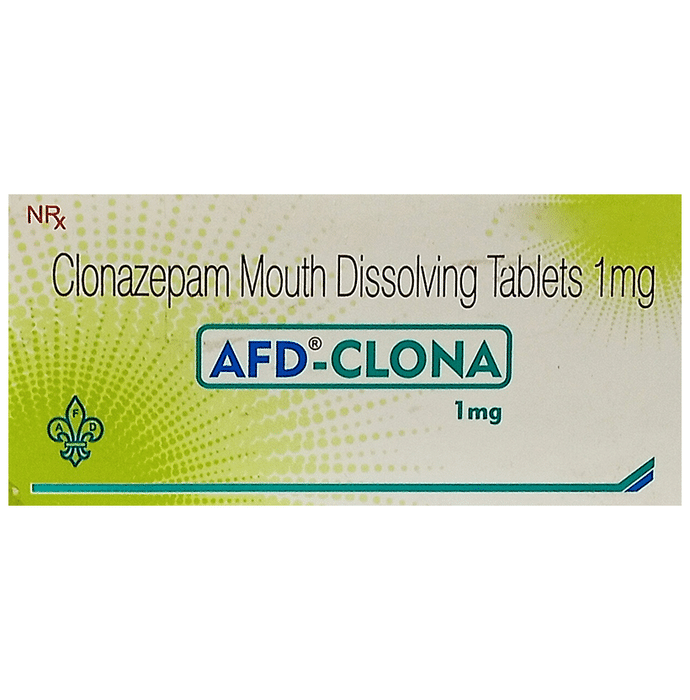 AFD-Clona 1mg Tablet MD