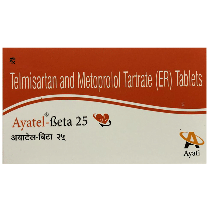 Ayatel Beta 40mg/25mg Tablet