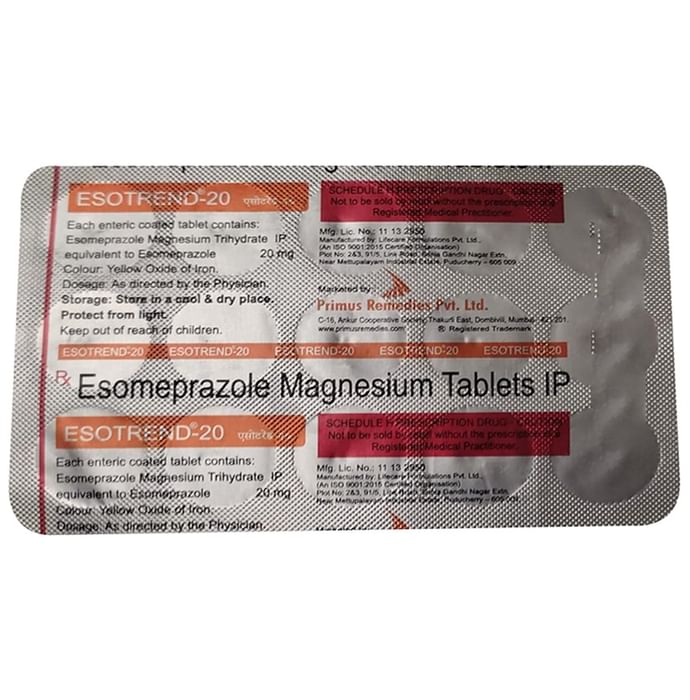 Esotrend 20 Tablet