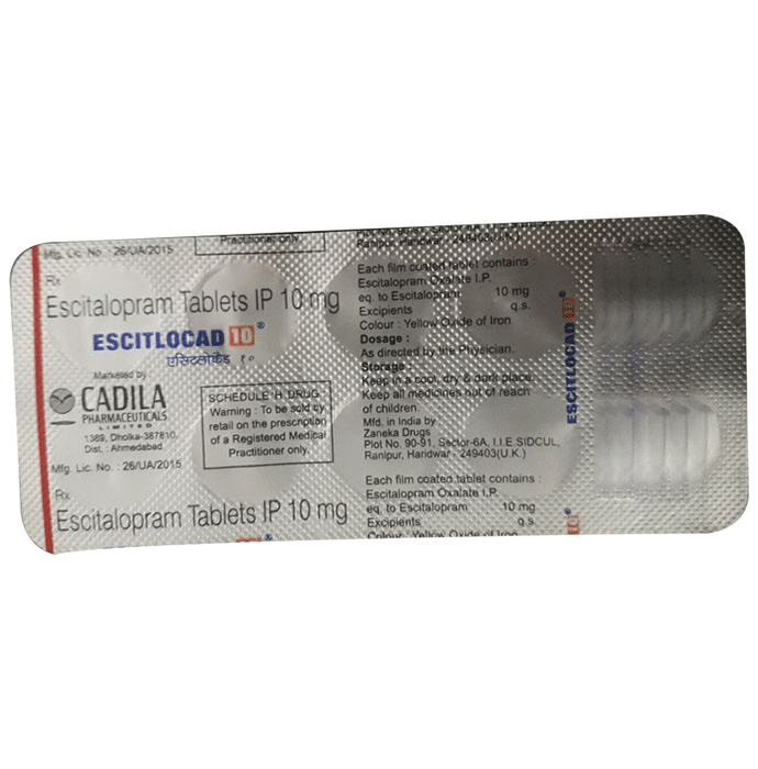 Escitlocad 10 Tablet