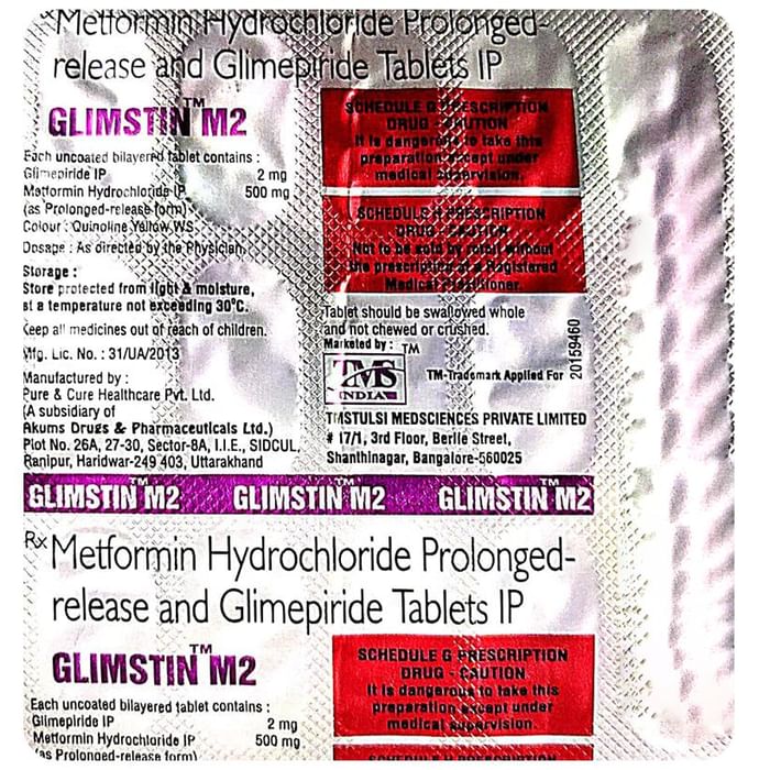 Glimstin M 2 Tablet PR