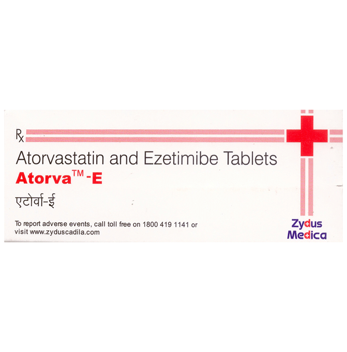 Atorva E 10mg/10mg Tablet