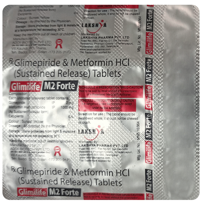 Glimilife M2 Forte Tablet SR