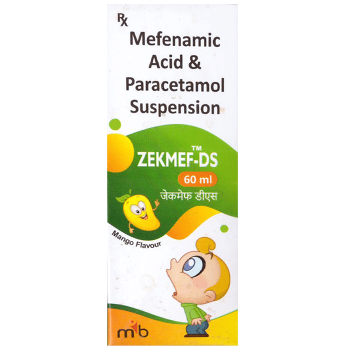 Zekmef-DS Oral Suspension Mango