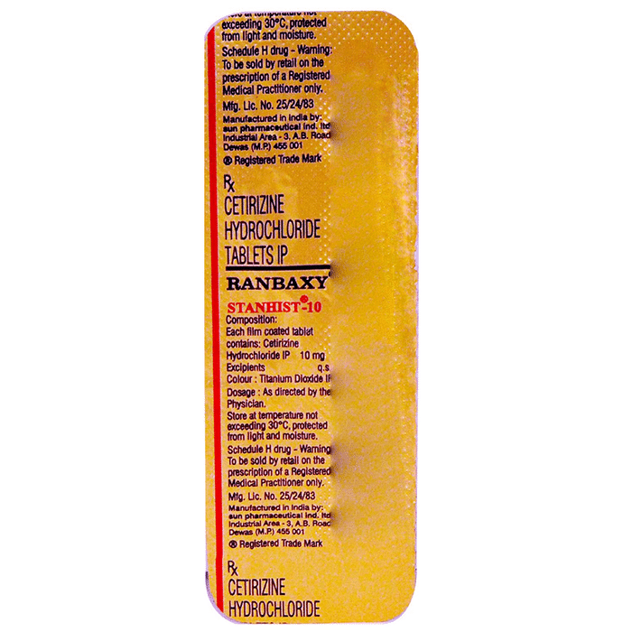 Stanhist 10 Tablet