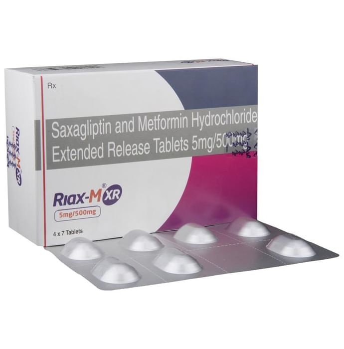 Riax-M XR 5mg/500mg Tablet