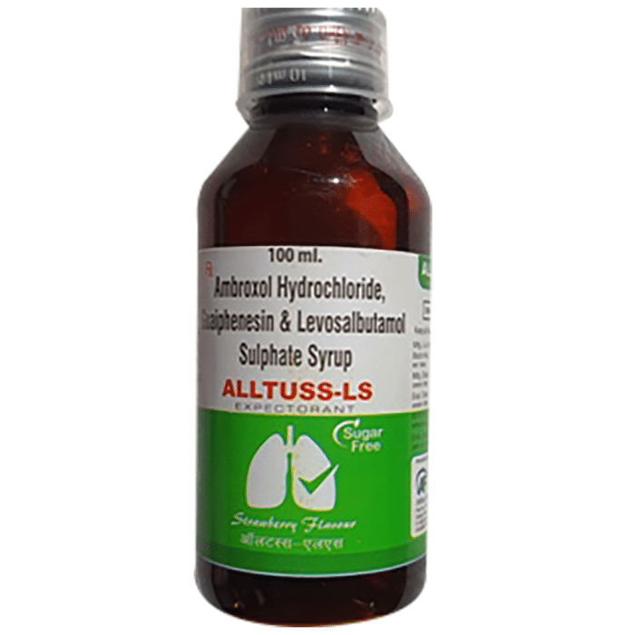 Alltuss-LS Syrup Strawberry Sugar Free