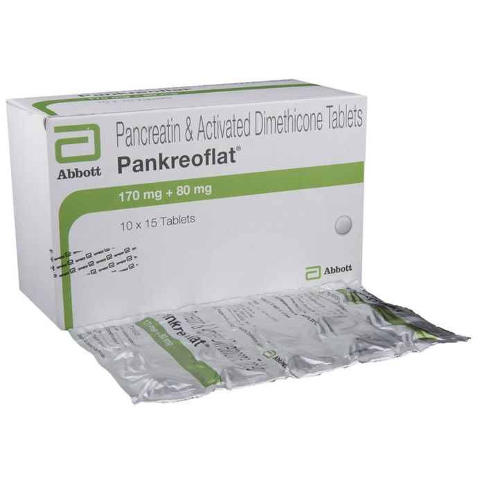 Pankreoflat 170mg/80mg Tablet