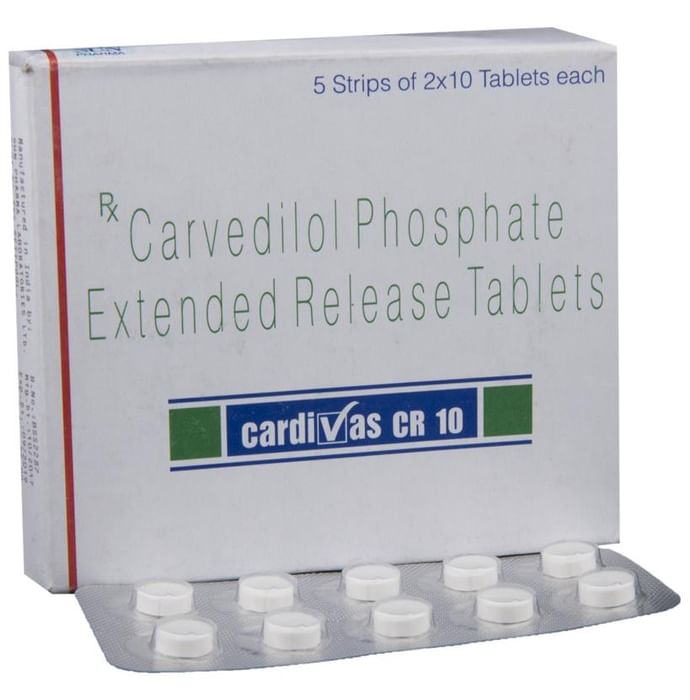 Cardivas CR 10 Tablet