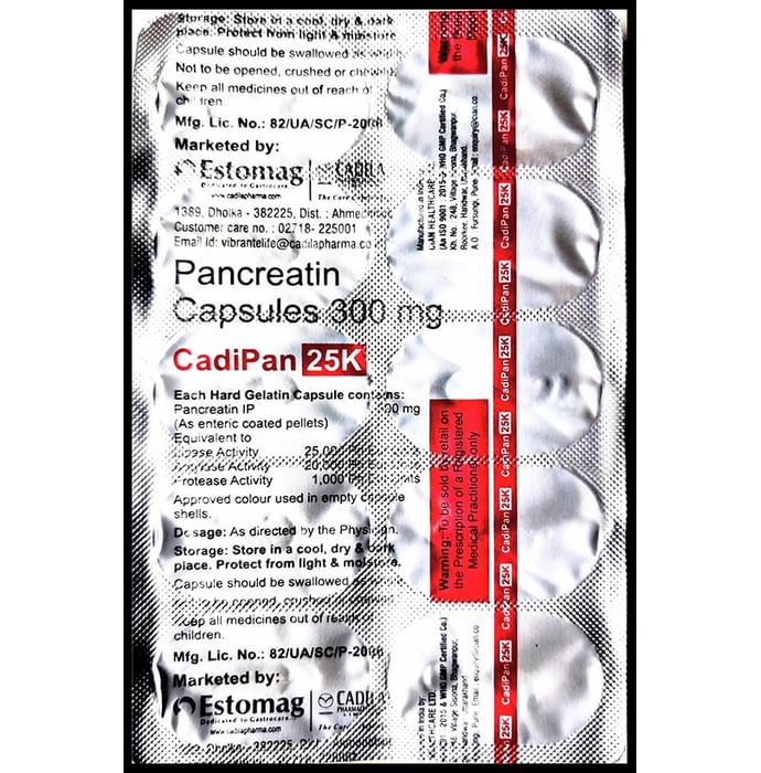 Cadipan 25K Capsule