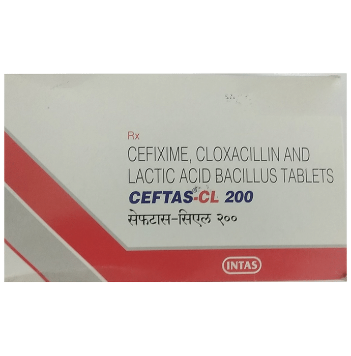 Ceftas CL 200 mg Tablet