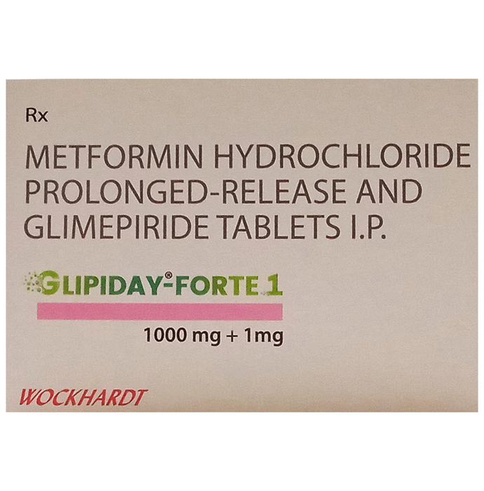 Glipiday-Forte 1 Tablet PR
