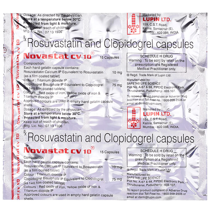 Novastat CV 10 Capsule